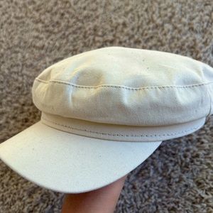 Cream Cabby Hat